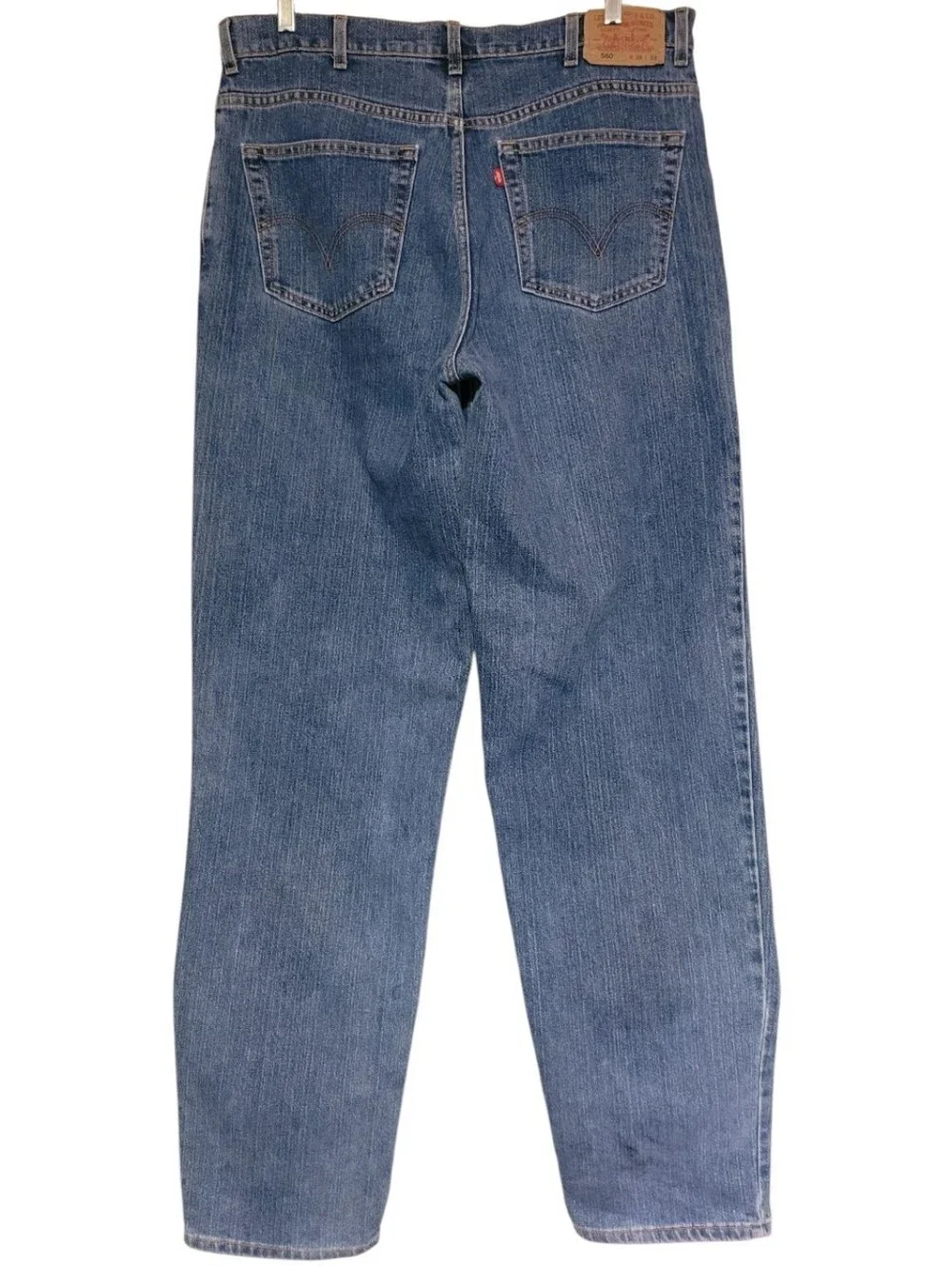 Vintage Levi's 560 Mens Jeans Slightly Tapered Leg Comfort Fit Size 38x38